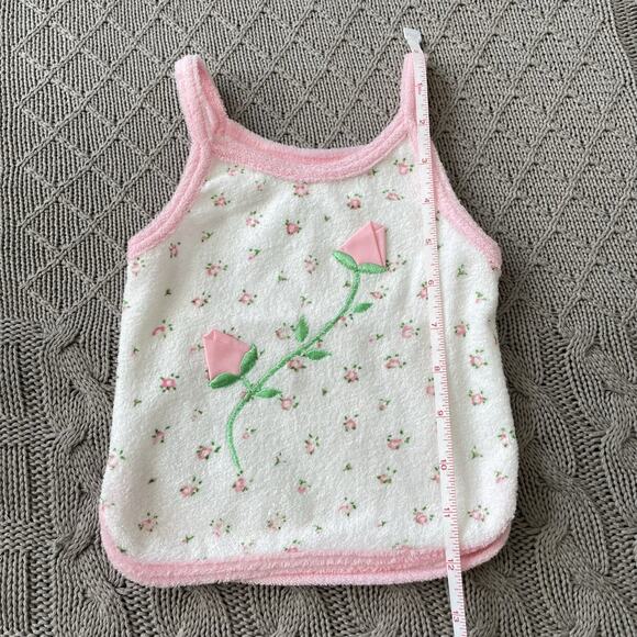 Vintage Tiny Tots Floral Tank  12M - Picture 9 of 11